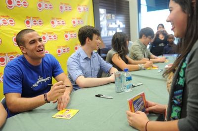 Mark Salling, Chris Colfer, Jenna Ushkowitz and Kevin McHale Photo