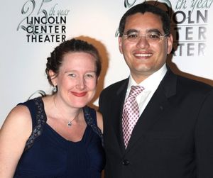 Sarah Ruhl with her husband Photo