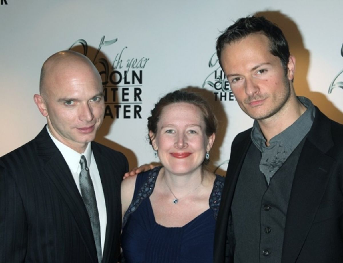 Michael Cerveris, Sarah Ruhl and Chandler Williams at 