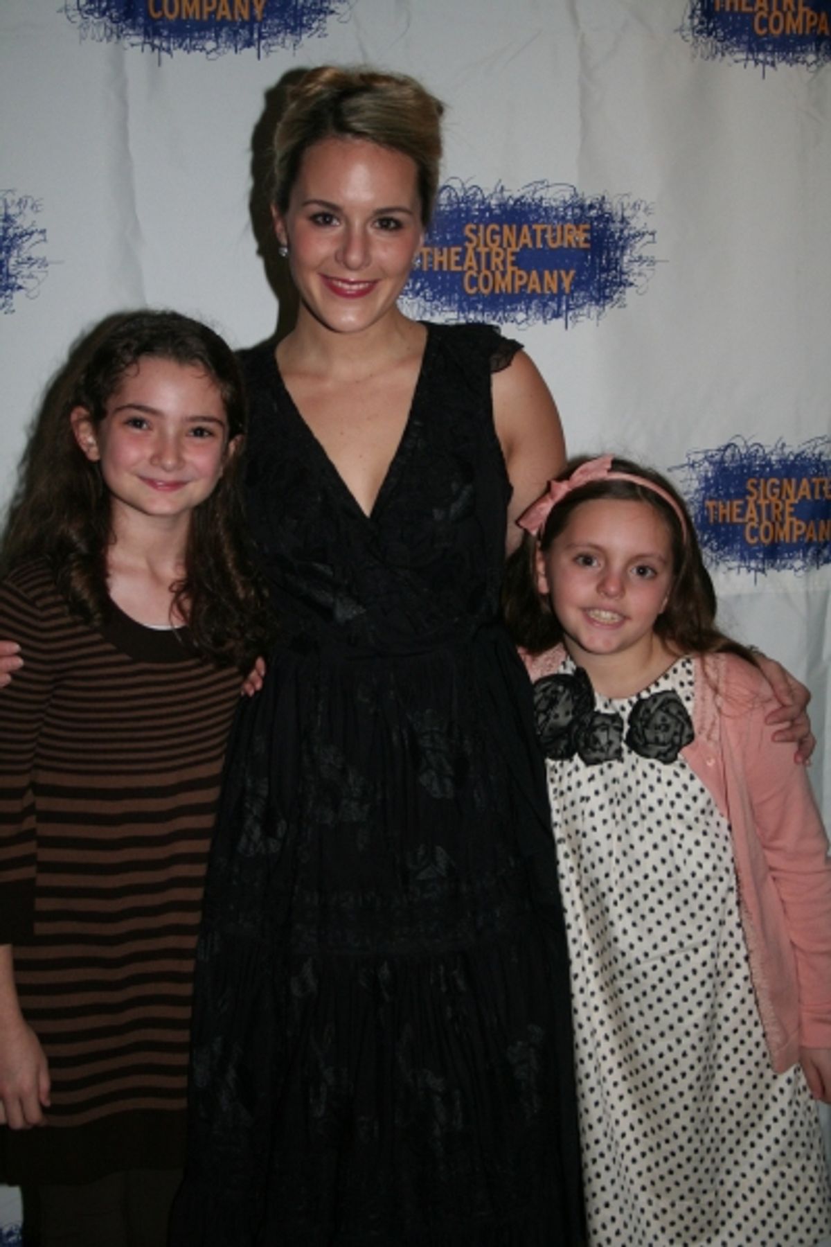 Emily Robinson, Jenny Dare Paulin and Georgi James at 