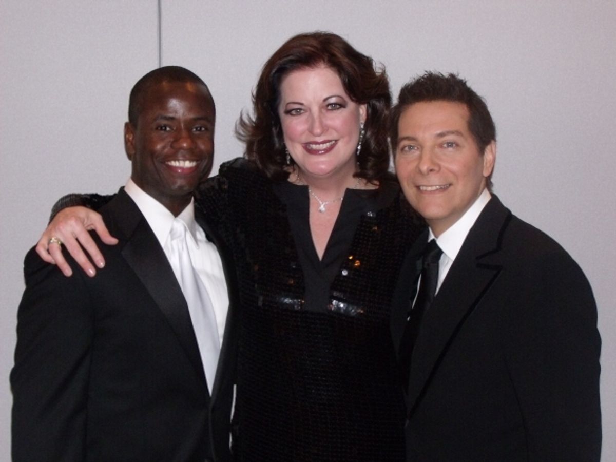 James T. Lane, Ann Hampton Callaway  and Michael Feinstein at 
