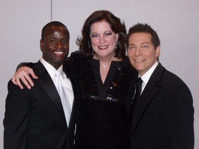 James T. Lane, Ann Hampton Callaway  and Michael Feinstein Photo