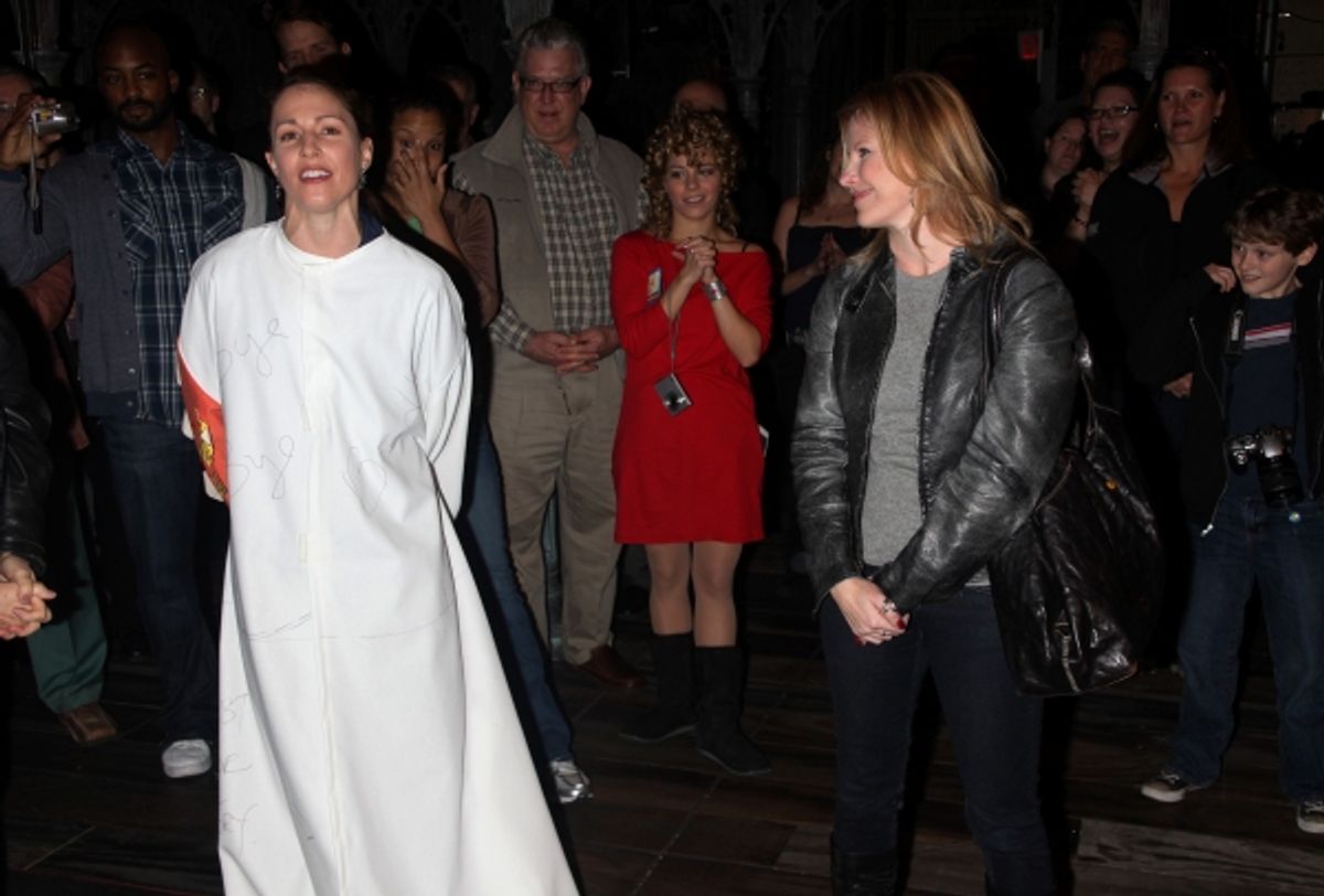 Lisa Gajda (Gypsy Robe Winner - Finian's Rainbow) and Michelle Kittrell at 