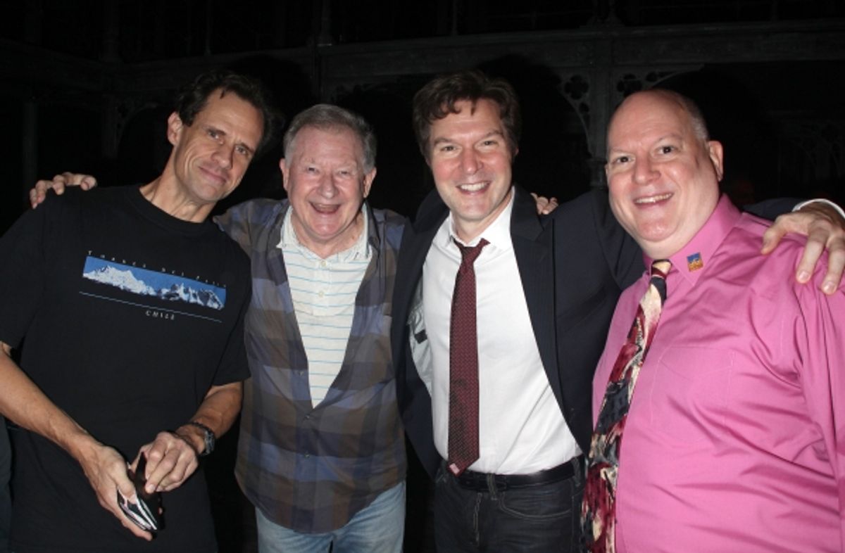 Michael X. Martin with Harvey Evans, Ron Bohmer and David Westphal at 