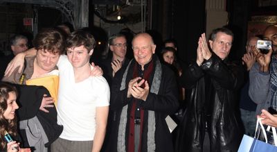 Mark Aldrich, Bobby Steggert, Terrence McNally and Tom Kirdahy Photo