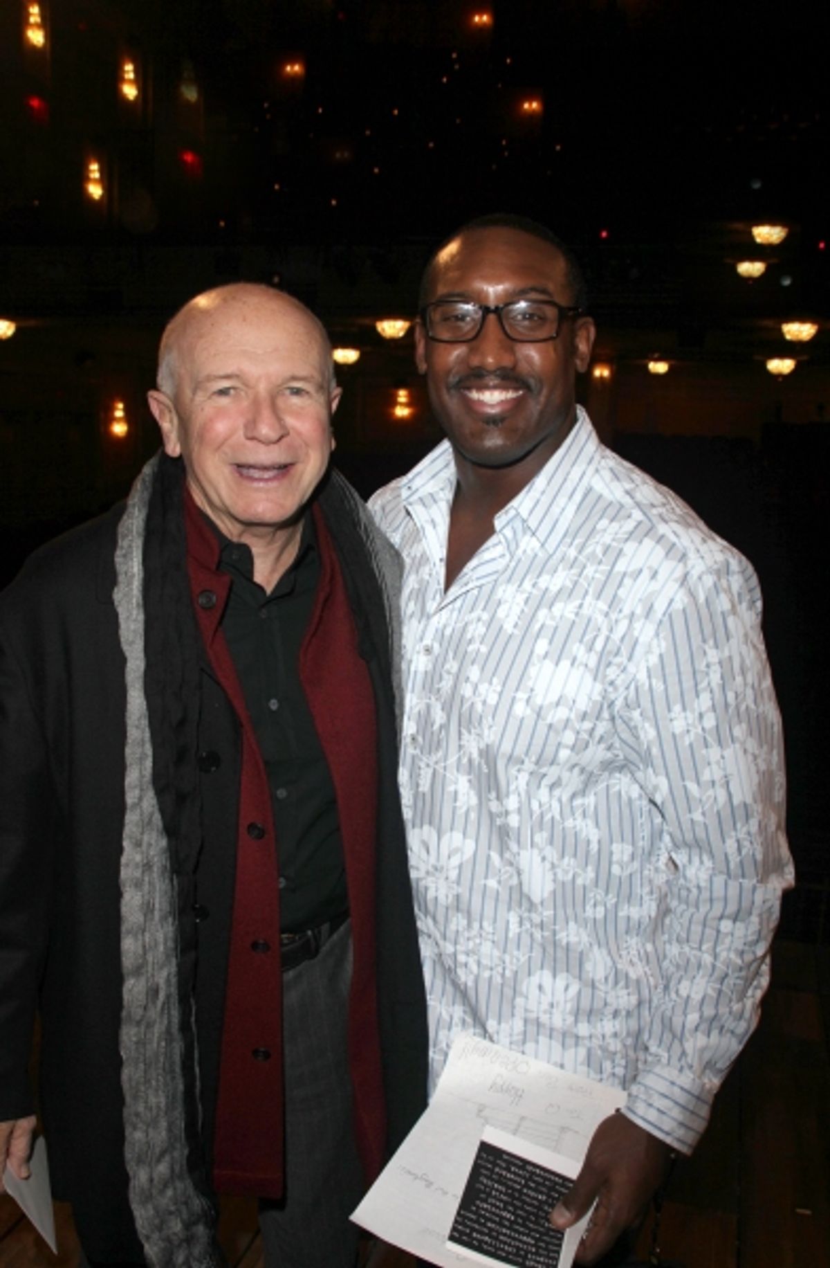 Terrence McNally and Quentin Earl Darrington at 