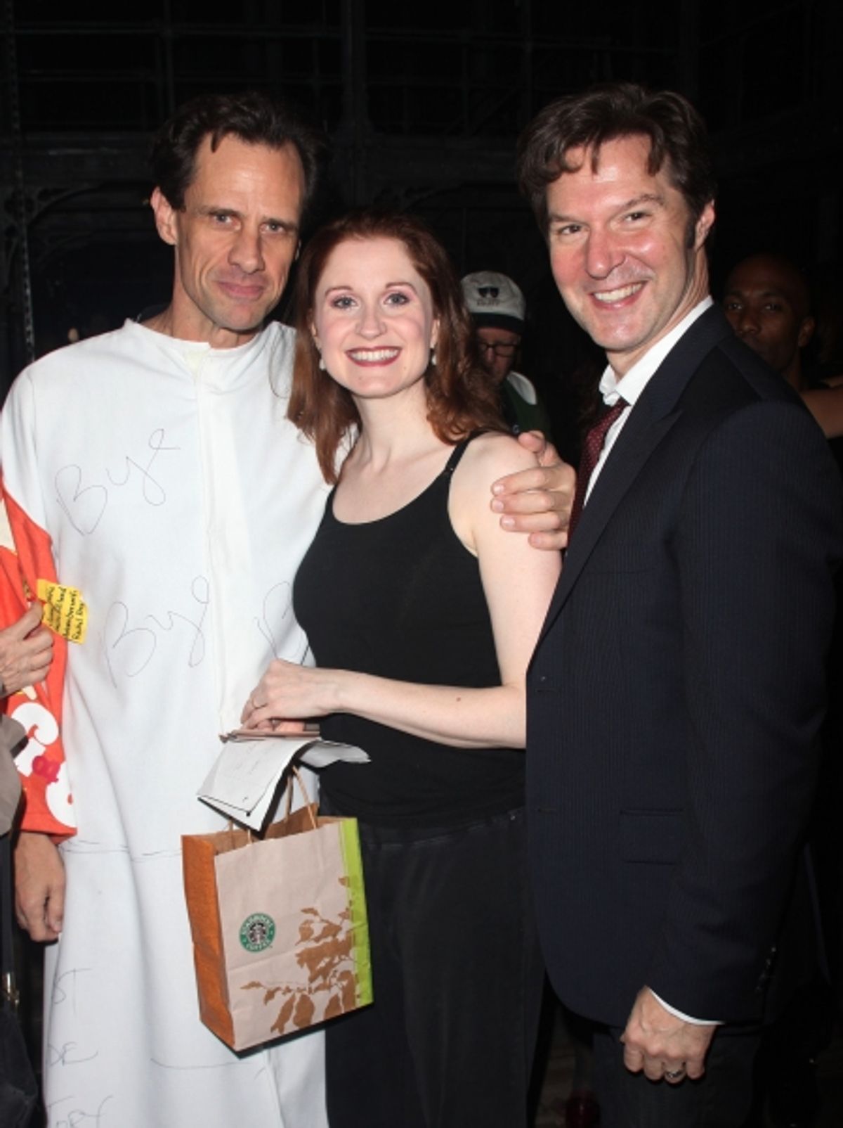 Christiane Noll, Michael X. Martin and Ron Bohmer at 