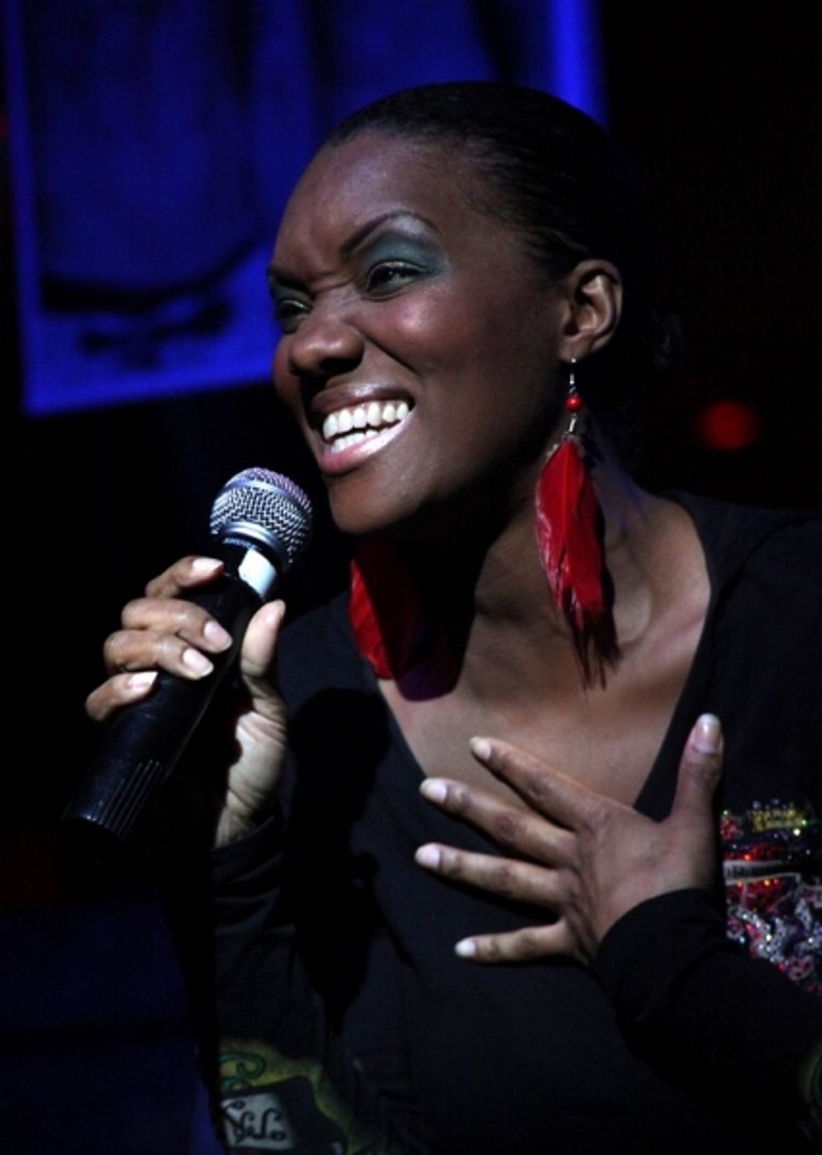 April Nixon at GayLifeNYC.org  Launch Party!