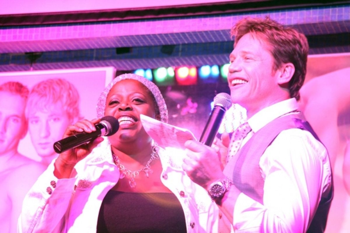 Lilias White and Jack Noseworthy at GayLifeNYC.org  Launch Party!