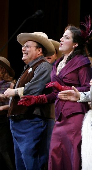 Wayne Knight and Ana Gasteyer Photo