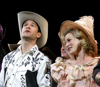 Chris Diamantopoulos & Becki Newton Photo