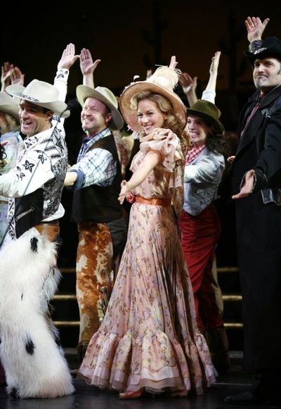 Chris Diamantopoulos & Becki Newton & Marc Kudisch Photo