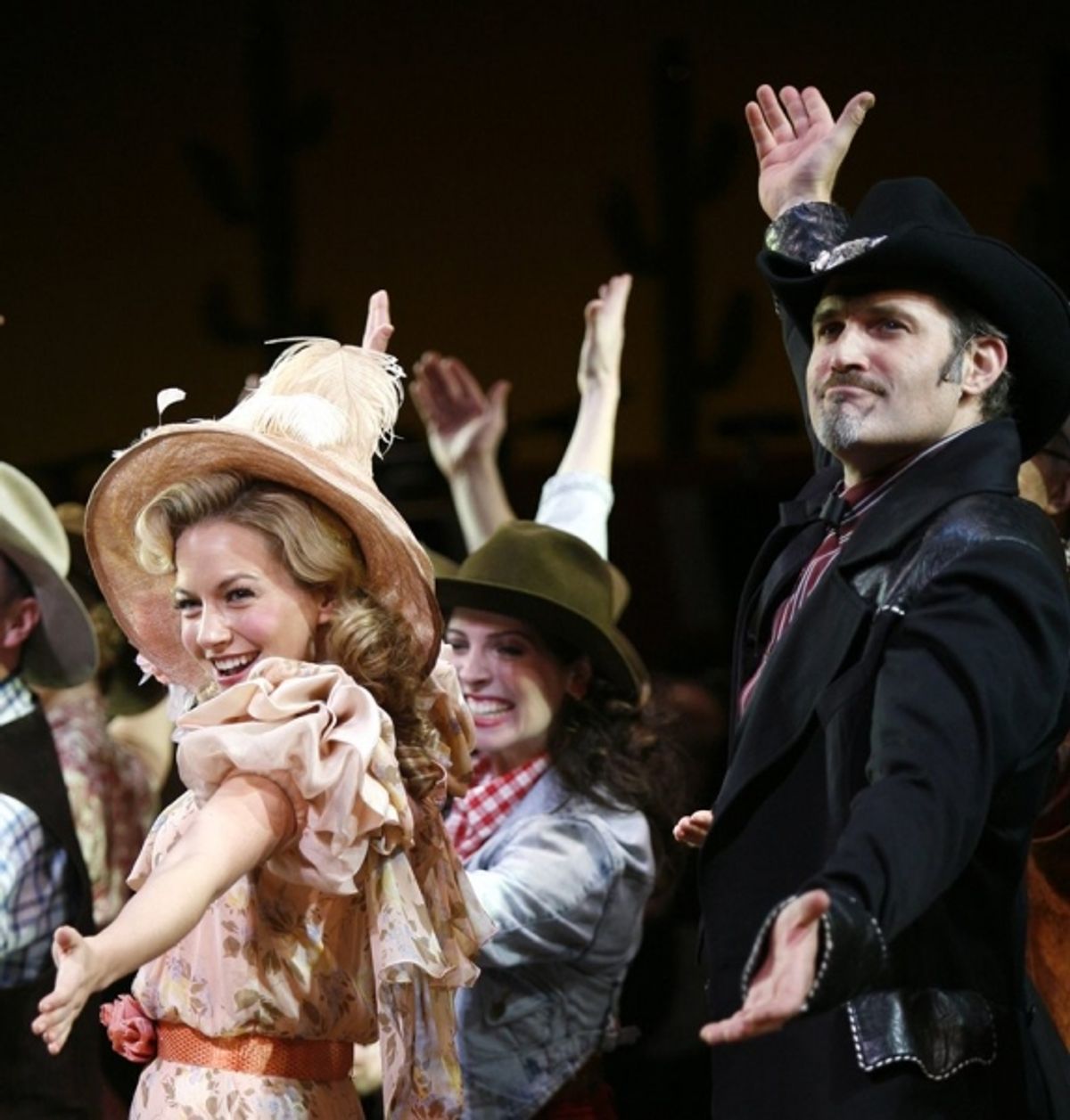 Becki Newton & Marc Kudisch at 