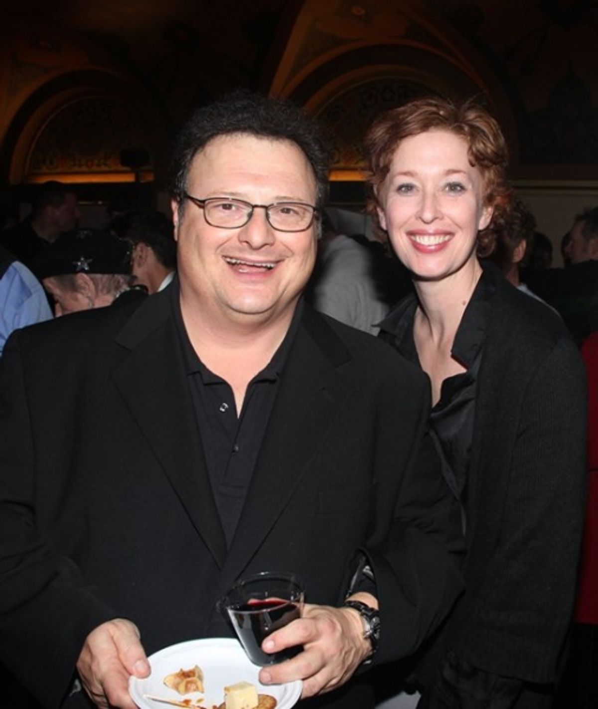 Wayne Knight and Mylinda Hull at 