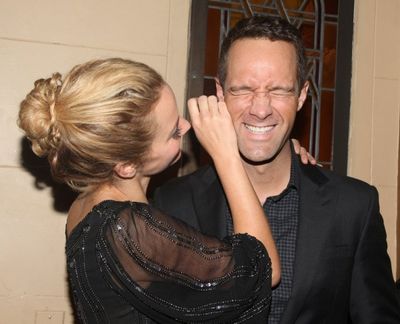 Becki Newton & Chris Diamantopoulos Photo