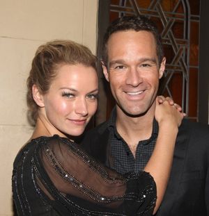 Becki Newton & Chris Diamantopoulos @ BroadwayWorld Becki Newton & Chris Diamantopoulos Photo