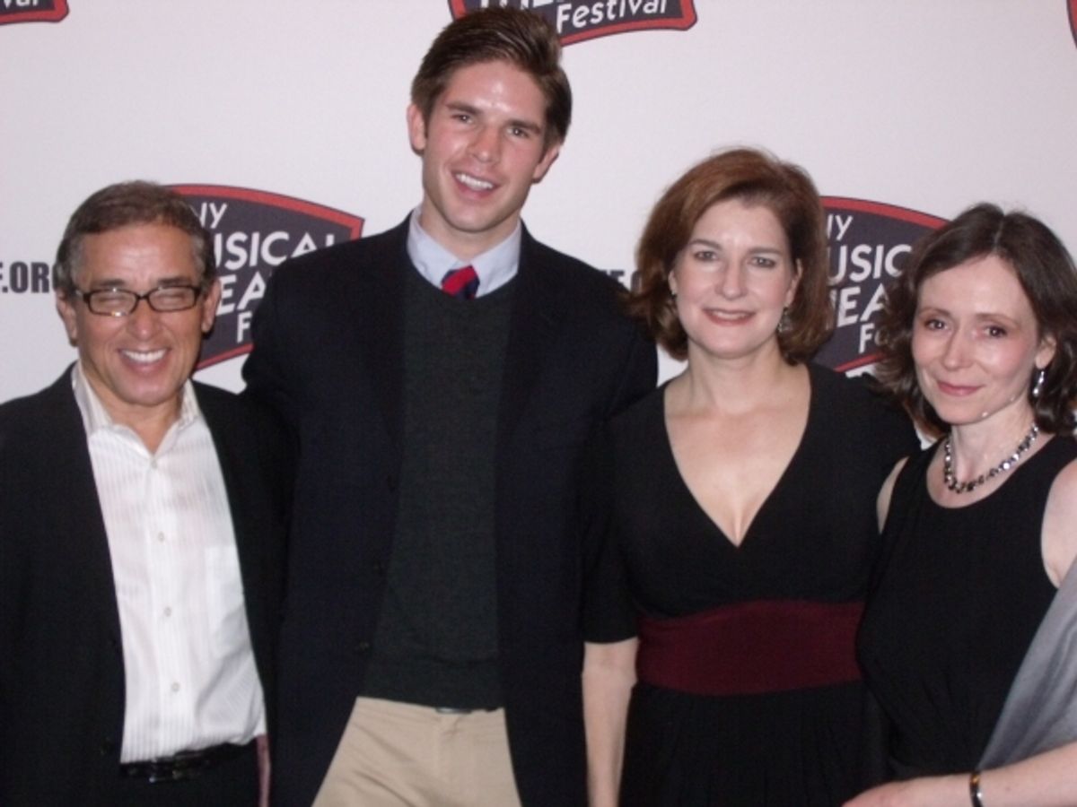 NY1 On Stage Honorees Patrick Pacheco, Frank DiLella, Roma Torre and Donna Karger at 