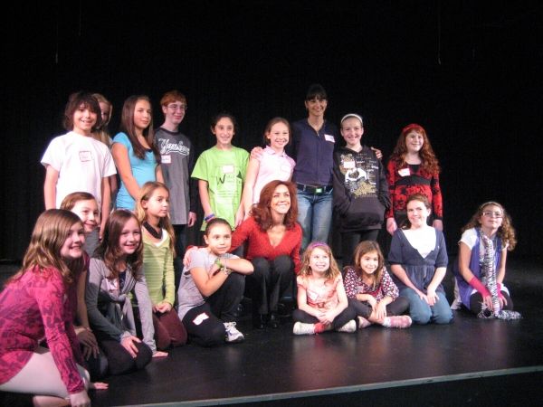 Andrea McArdle, Jessica Rofe of A Class Act NY and kids Photo