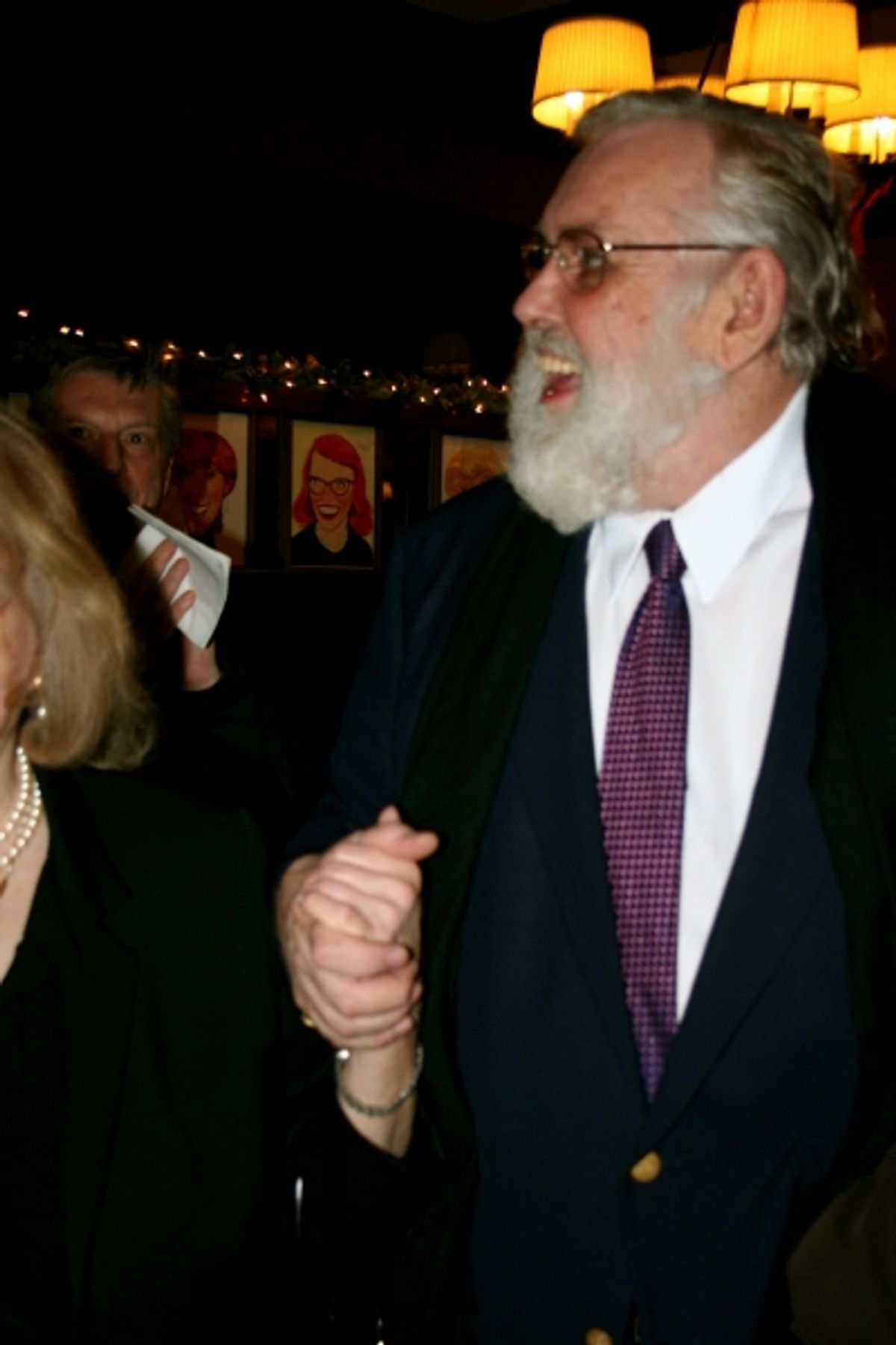 Jim Brochu enters Sardi's to thunderous applause! at 