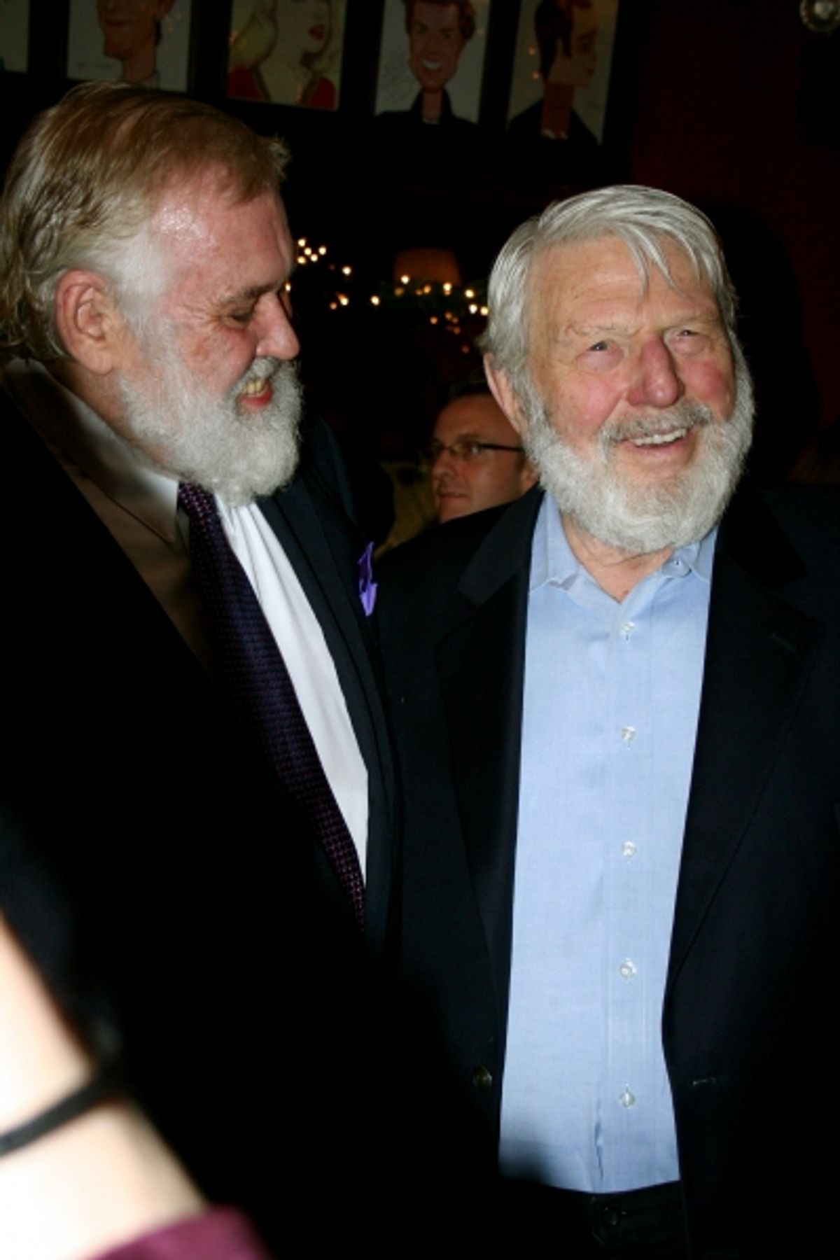 Jim Brochu and Theodore Bikel at 
