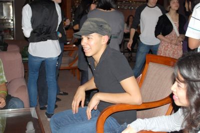 Anthony Lee Medina talks with fans Photo
