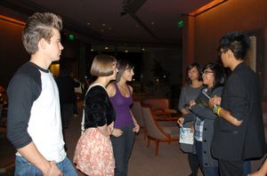 Matt Shingledecker, Steffi D., Krystina Alabado Photo