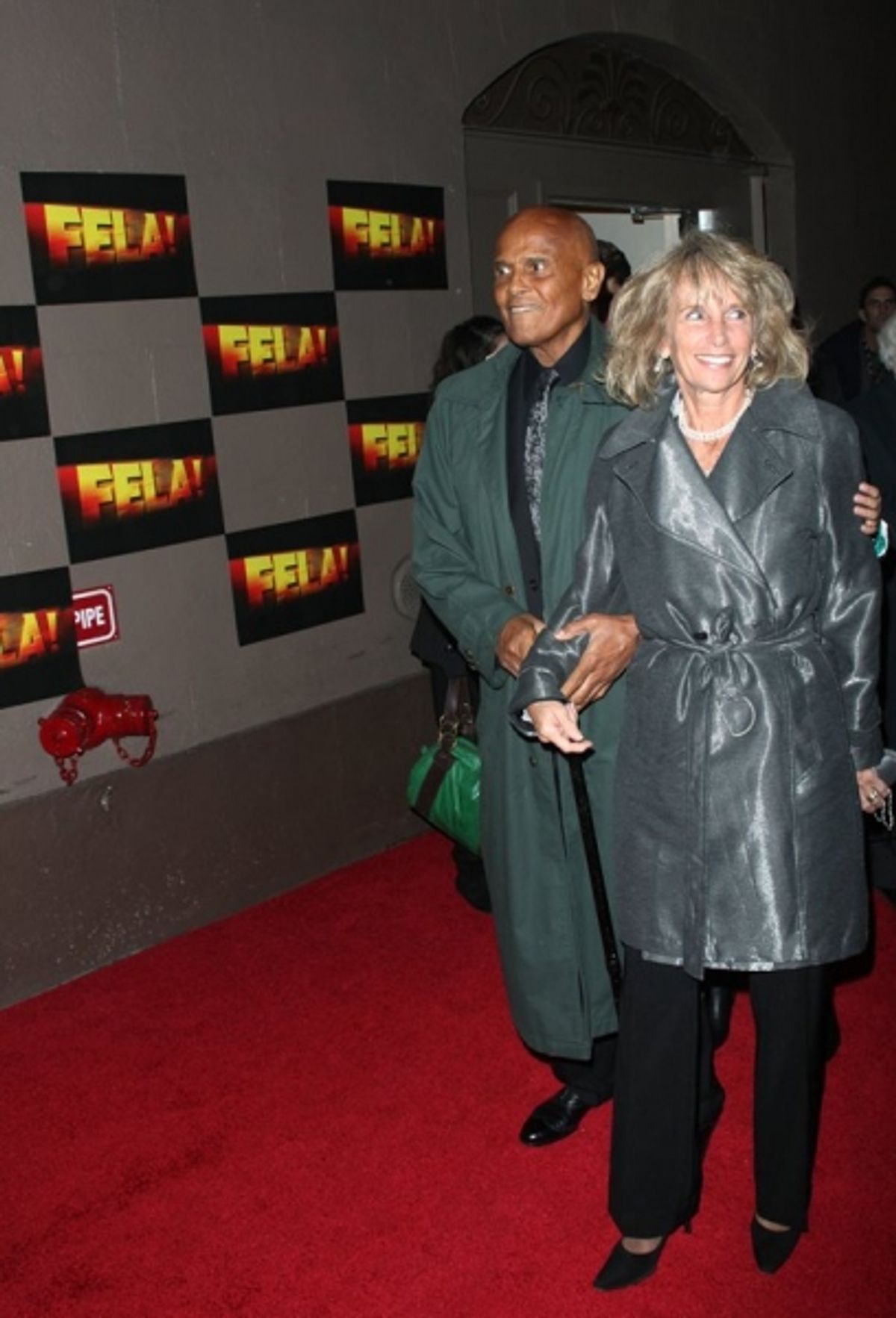 Harry Belafonte with wife Pamela Belafonte at 