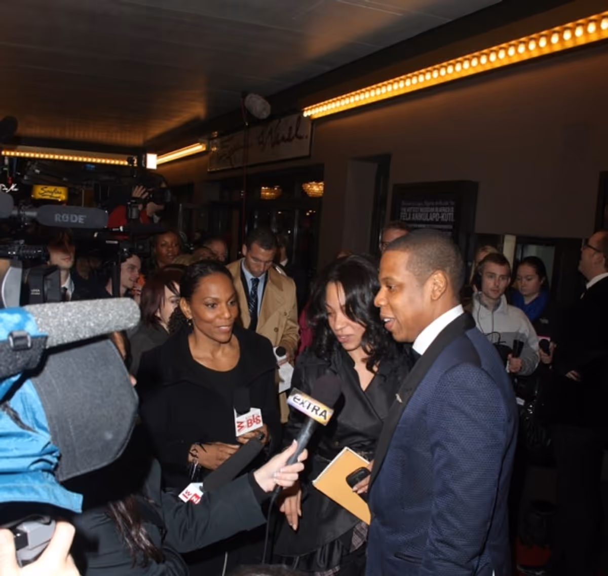 Shawn ' Jay-Z ' Carter at FELA!  Opening Night on Broadway - Red Carpet Arrivals!
