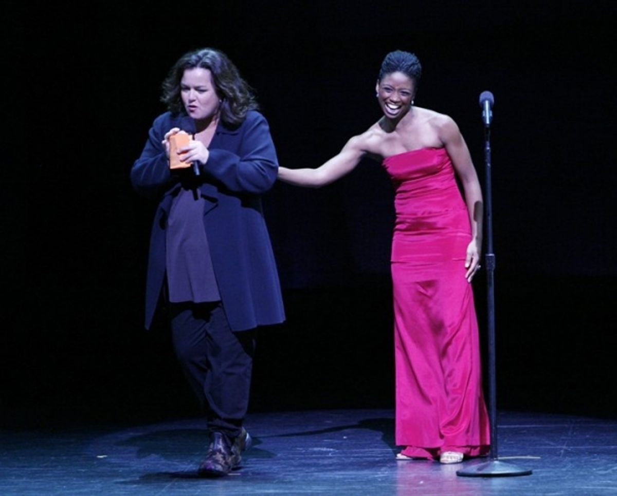 Rosie O'Donnell and Montego Glover at 