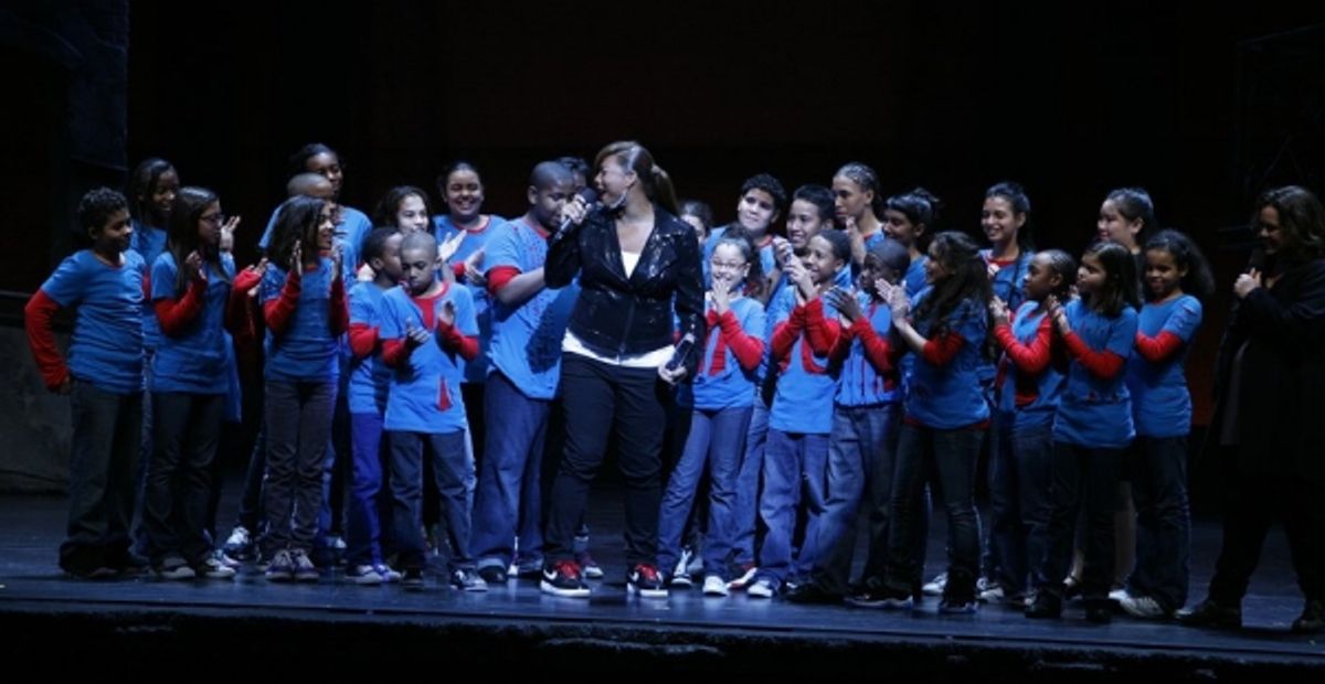 Queen Latifah and Rosie's Broadway Kids at 