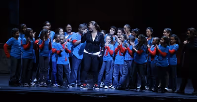Queen Latifah and Rosie's Broadway Kids Photo