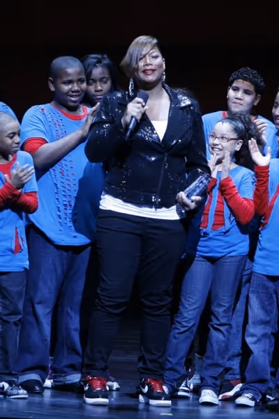 Queen Latifah and Rosie's Broadway Kids Photo