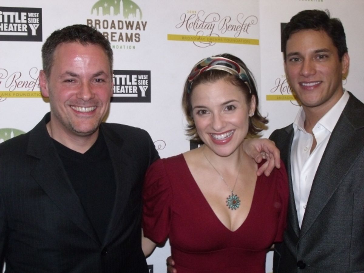 Adam Guetell, Jenn Gambatese and Nick Rodriguez at 