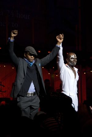 Sahr Ngaujah and Kevin Mambo Photo