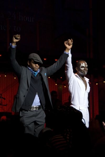 Sahr Ngaujah and Kevin Mambo Photo