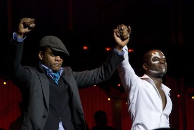 Sahr Ngaujah and Kevin Mambo Photo