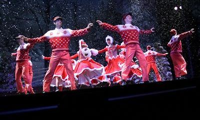 Joseph Medeiros, Kelly Sheehan and the ensemble soar! Photo