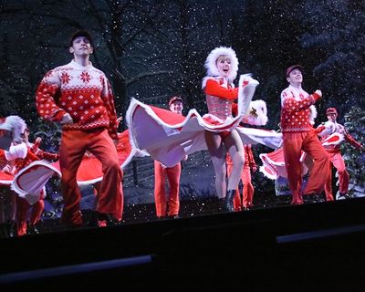Joseph Medeiros, Kelly Sheehan and the ensemble soar! Photo
