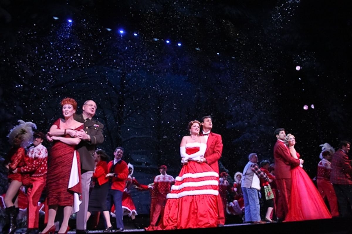 David Ogden Stiers, Ruth Williamson, Melissa Errico, James Clow, Tony Yazbeck, Mara Davi, and the ensemble at 