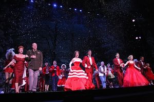 David Ogden Stiers, Ruth Williamson, Melissa Errico, James Clow, Tony Yazbeck, Mara Davi, and the ensemble @ BroadwayWorld David Ogden Stiers, Ruth Williamson, Melissa Errico, James Clow, Tony Yazbeck, Mara D Photo