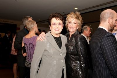 Billie Jean and Jane Fonda Photo