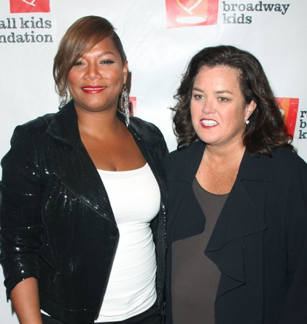 Queen Latifah and Rosie O'Donnell at 