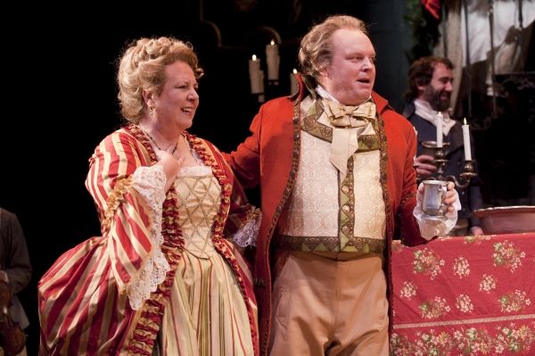 Susan Felder (Mrs. Fezziwig) and Bret Tuomi Photo