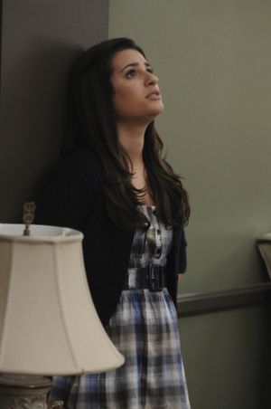 Rachel (Lea Michele) thinks about the competition @ BroadwayWorld Rachel (Lea Michele) thinks about the competition Photo