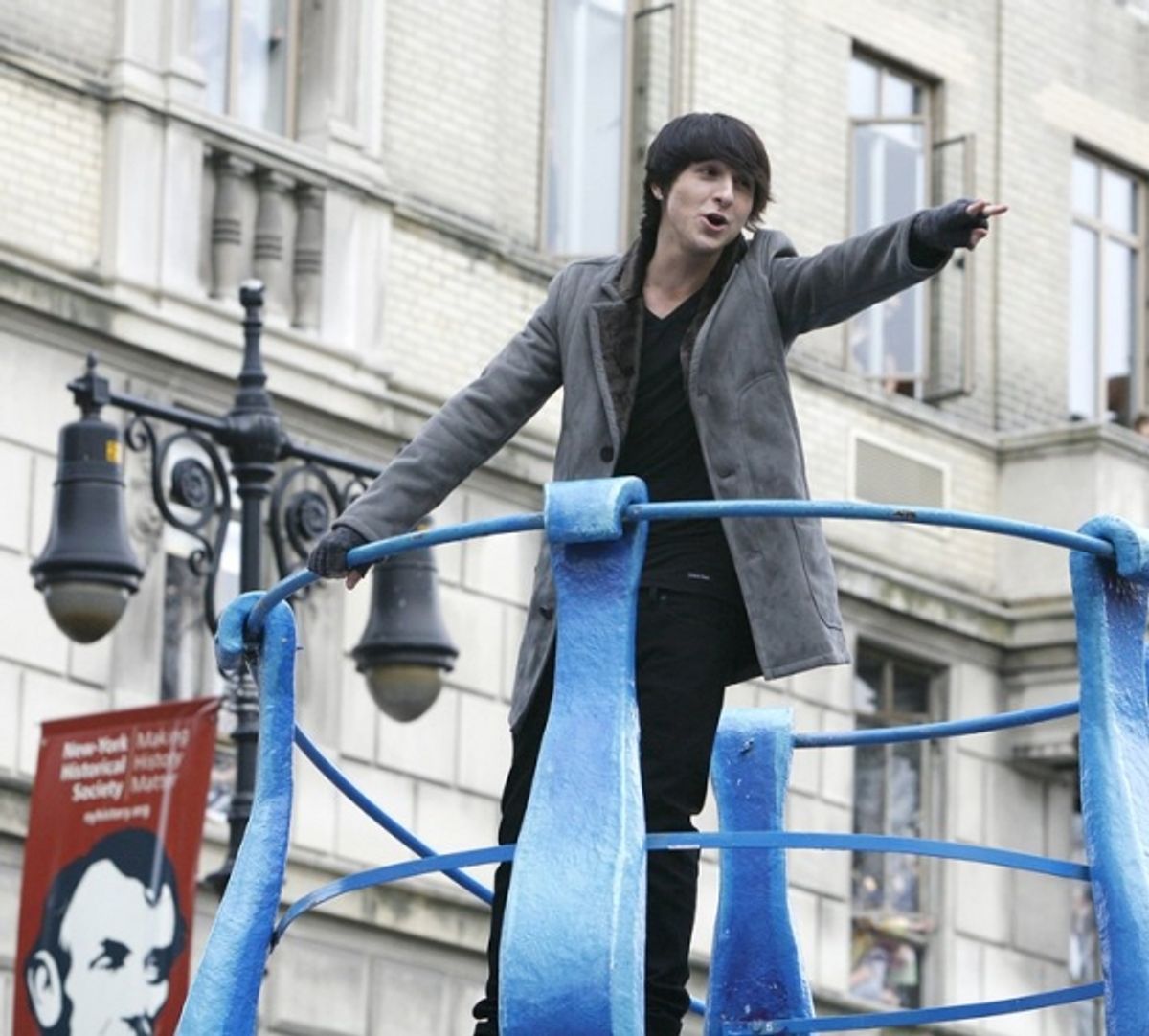 Mitchell Musso at The 83rd Edition of the 'Macy's Thanksgiving Day Parade' - The Men