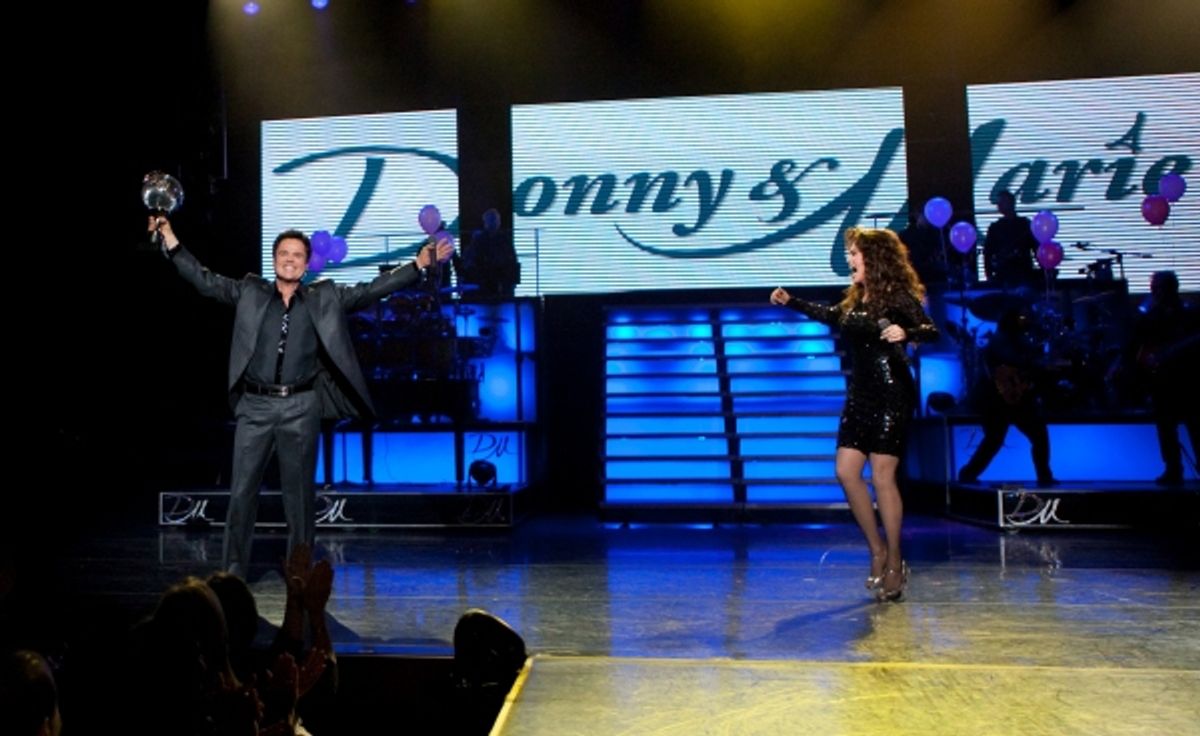 Donny Osmond and Marie Osmond at 