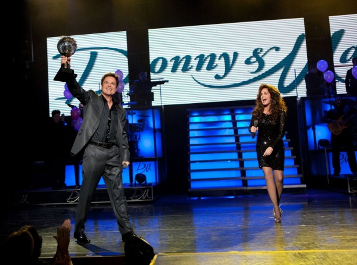 Donny Osmond and Marie Osmond at 