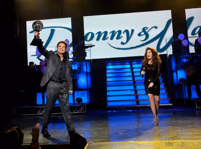 Donny Osmond and Marie Osmond Photo