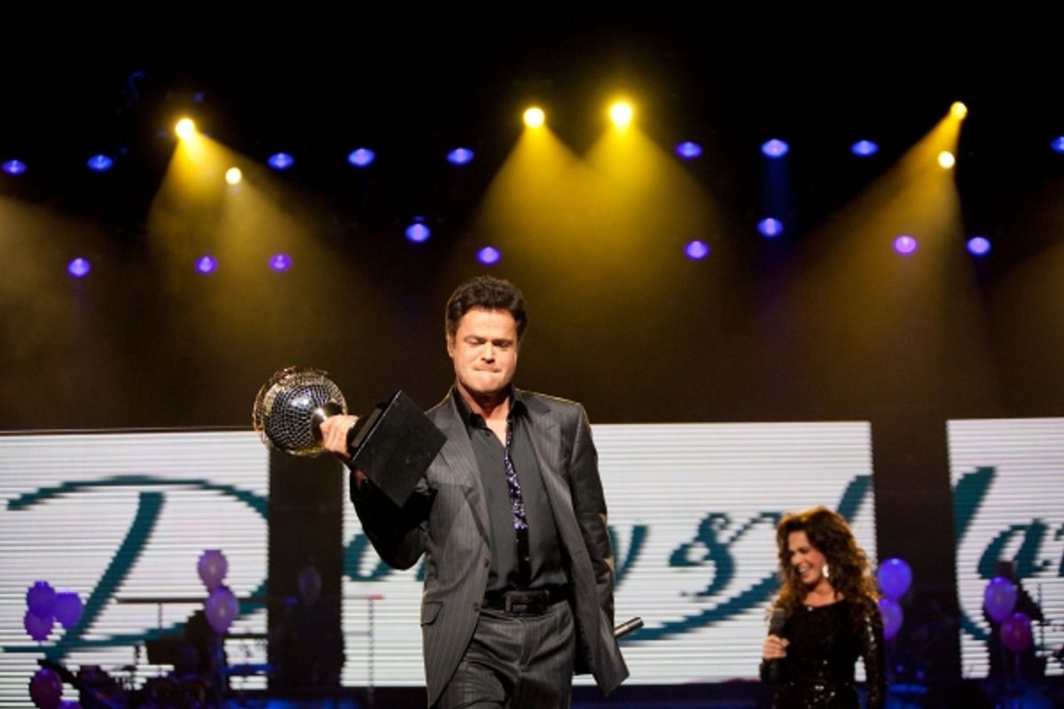 Donny Osmond and Marie Osmond at 