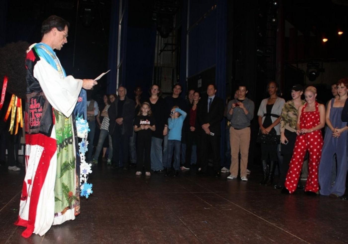 Photo Coverage: IRVING BERLIN'S WHITE CHRISTMAS' Broadway Opening Night - The Gypsy Robe Ceremony!  Image